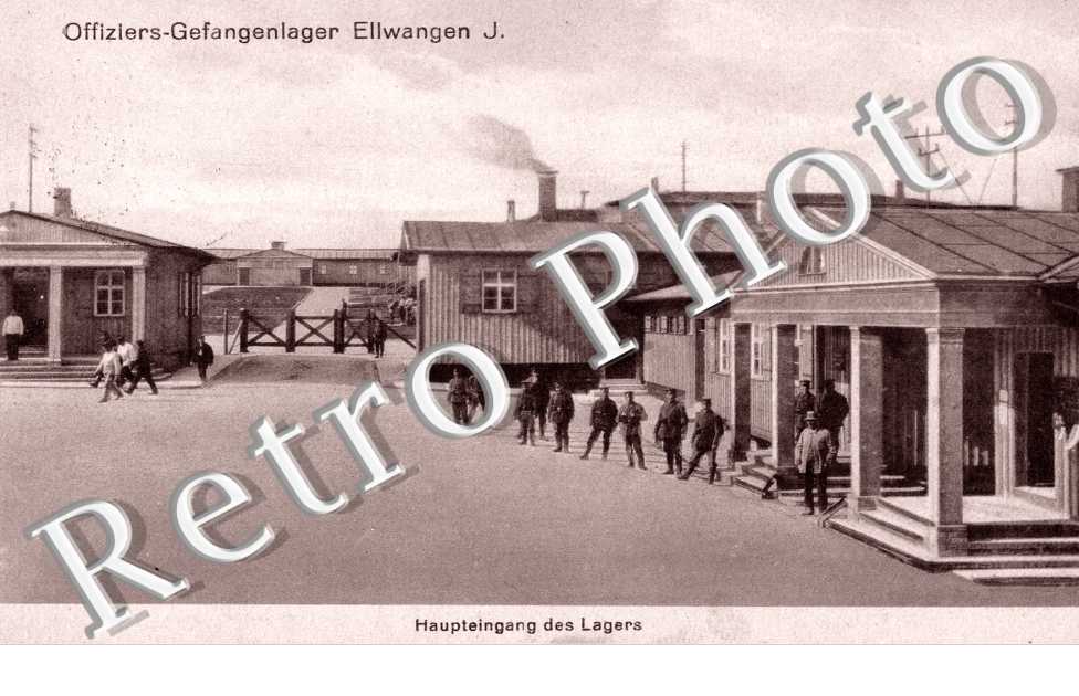 Offiziers-gefangenenlager, Haupteingang des Lagers
