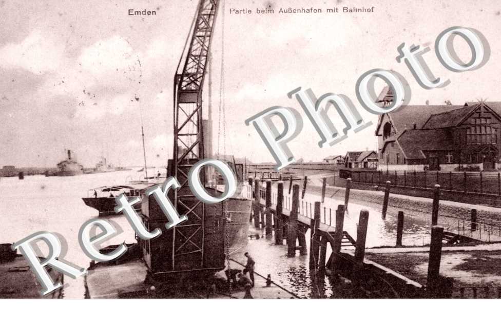 Partie beim Aussenhafen mit bahnhof