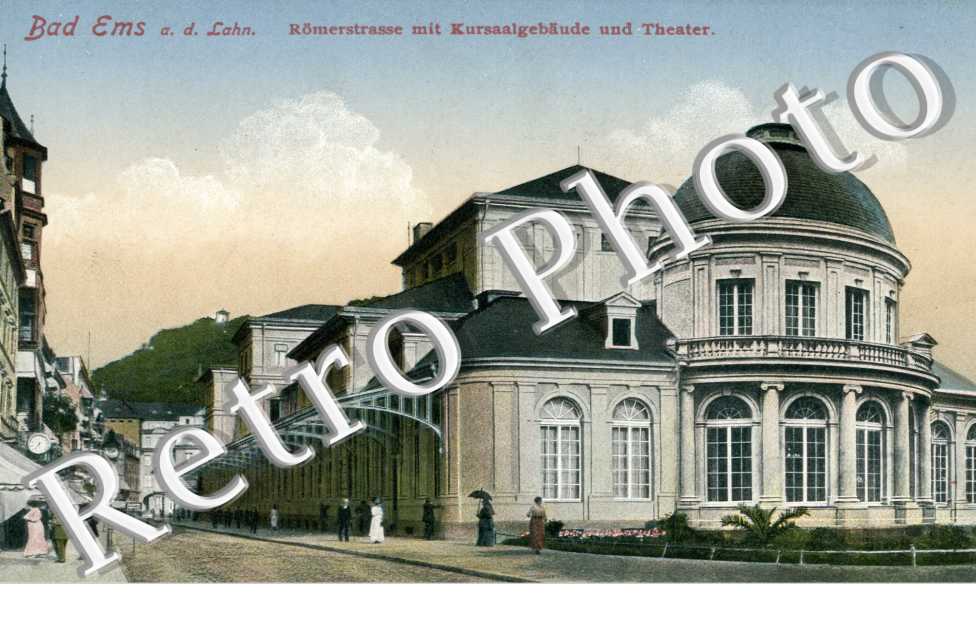 Romerstrasse mit Kursaalgebaude und Theater