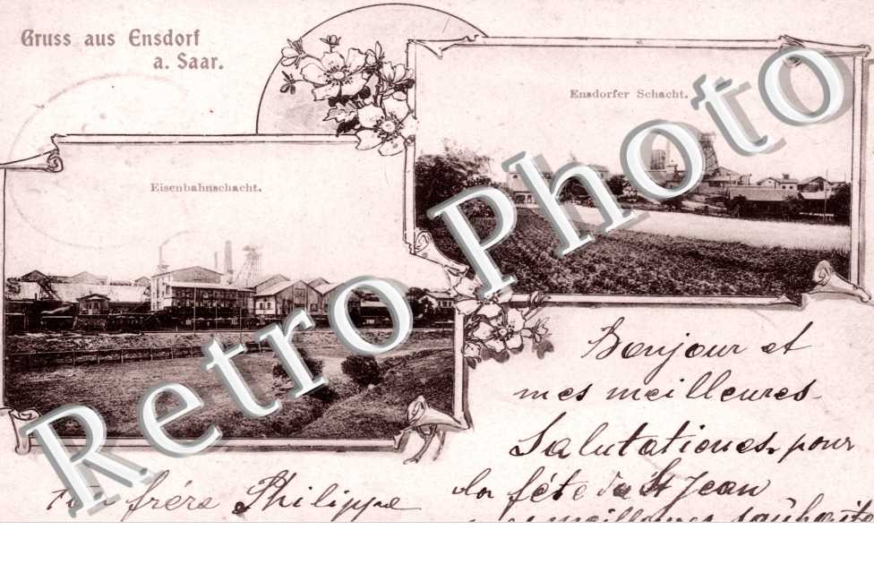Eisenbahnschacht, Ensdorfer Schacht