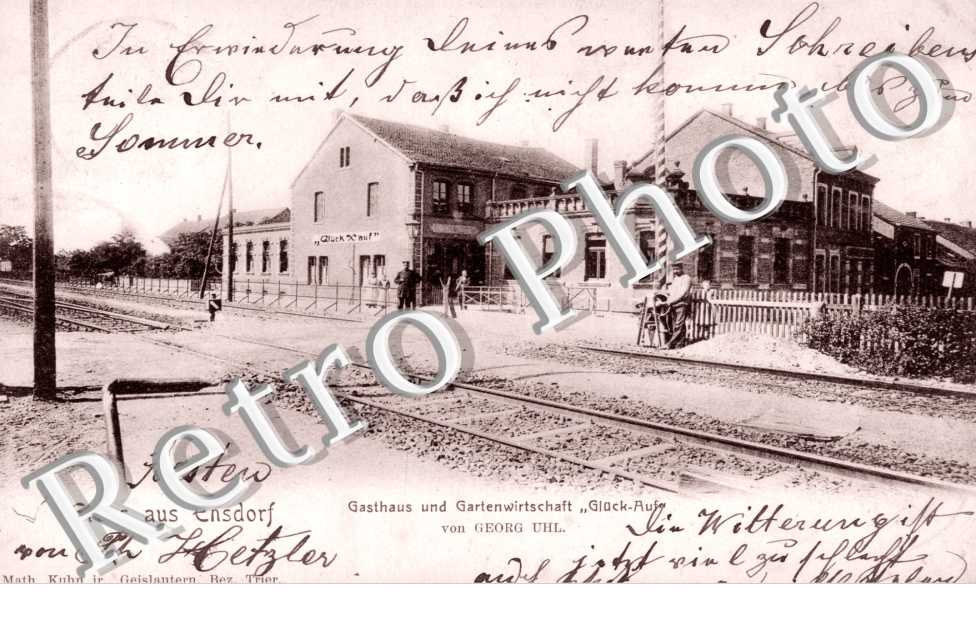 Gasthaus und Gartenwirtschaft "Gluck-Auf" von Georg Uhl