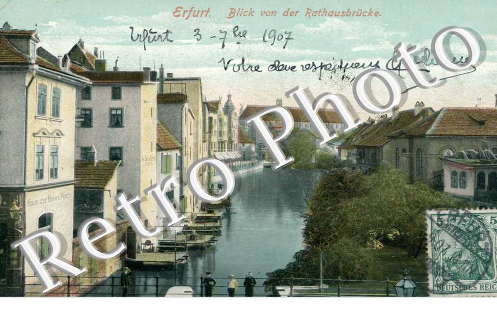 Blick von der Rathausbrucke