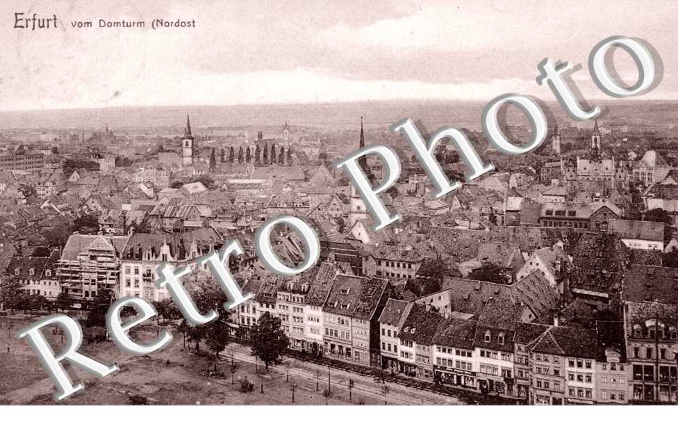 Erfurt vom Domturm Nordost