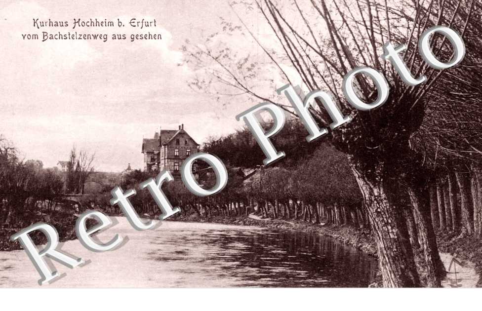 Kurhaus Hochheim bei Erfurt vom Bachstelzenweg aus gesehen