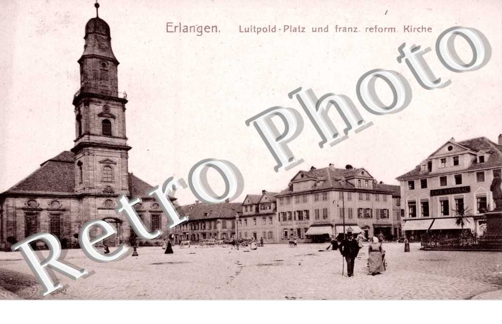 Luitpold-Platz und Franzosichen Reform Kirche