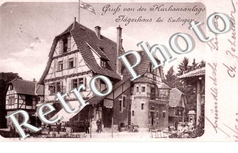 grufs von der kurhausanlage tagerhaus bei Esslingen