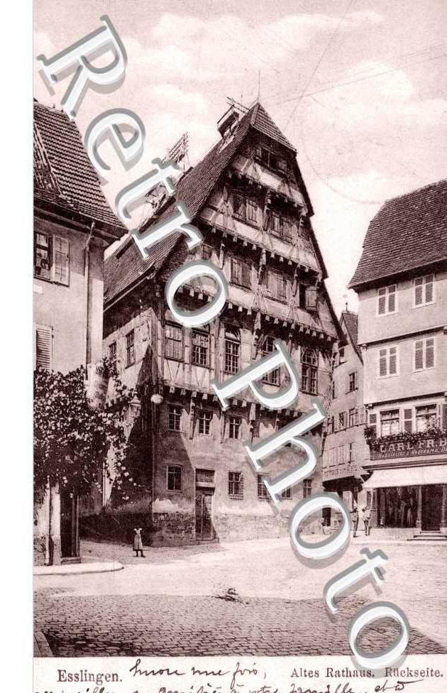 alte rathaus, ruckseite