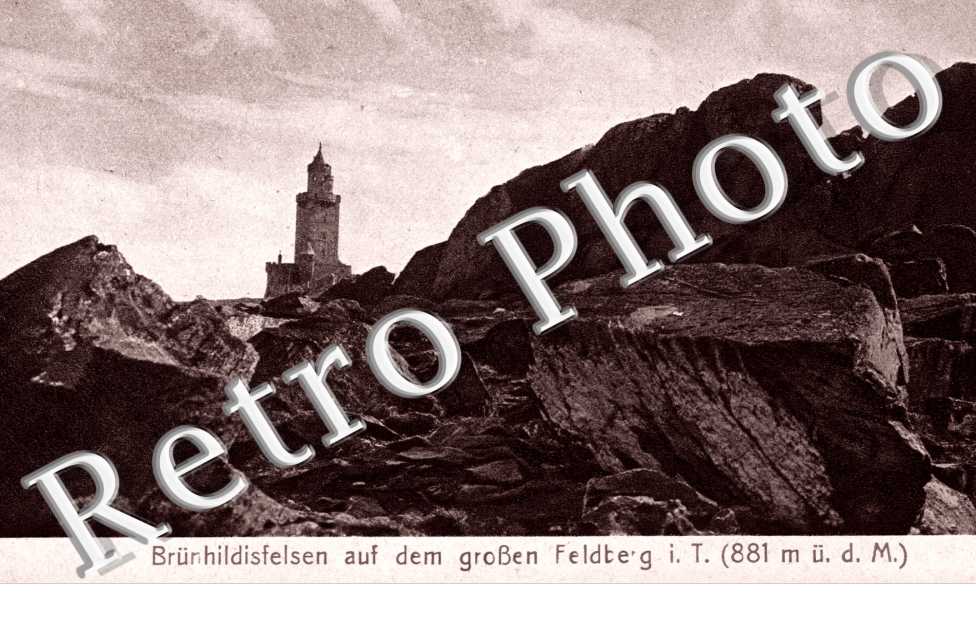 Brunhildisfelsen auf dem grossen Feldberg