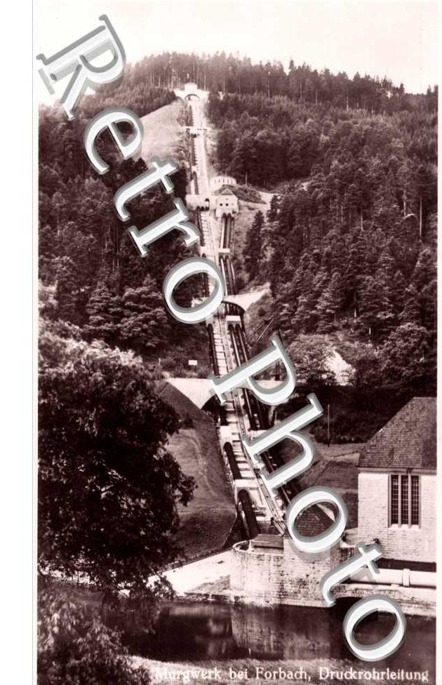 VuMurgwerk bei Forbach, Druckrohrlitung
