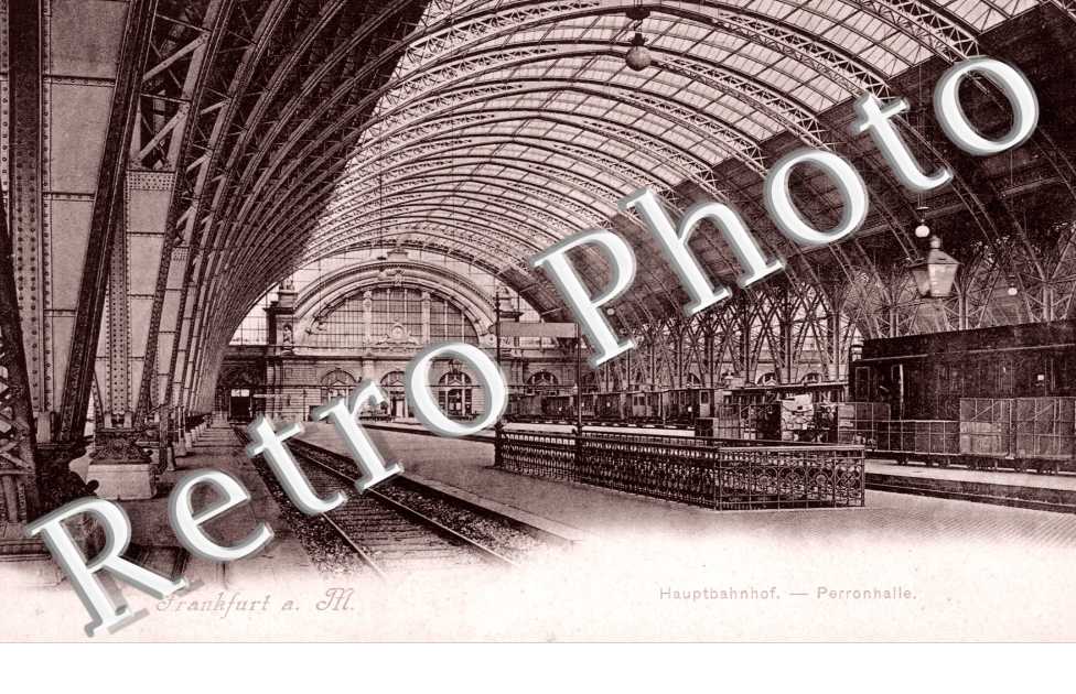 Perronhalle im Hauptbahnhof