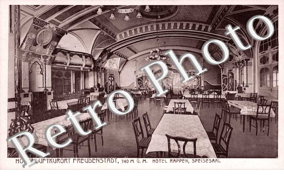 Hohenluftkurort Freudenstadt, Hotel Rappen, Speisesaal