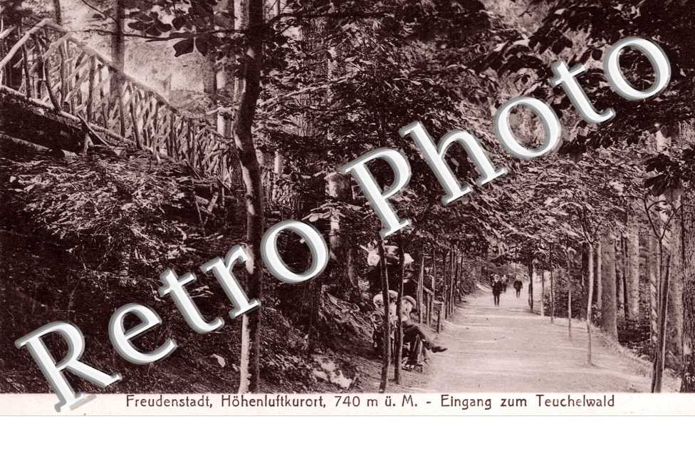 Freudenstadt, Hohenkurort, Eingang zum Teuchelwald