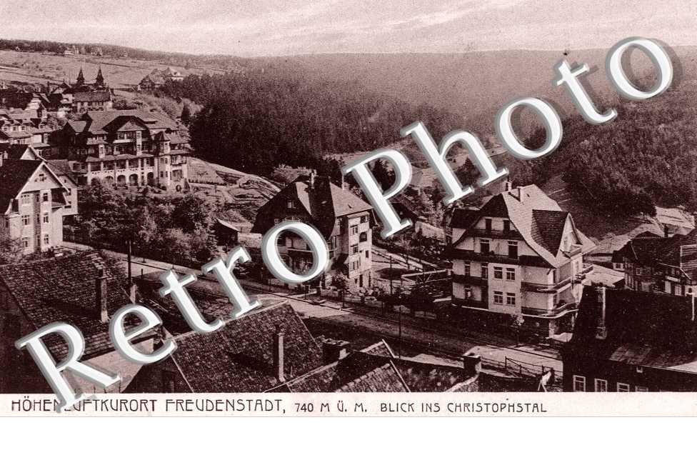 Hohenluftkurort Freudenstadt, Blick ins Chridtophstal