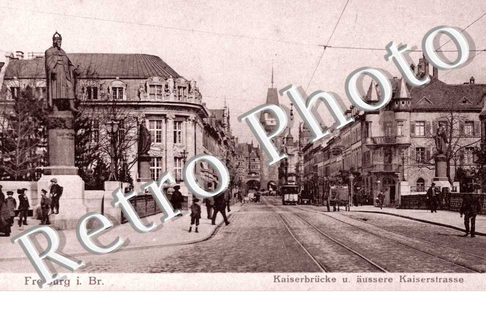Kaiserbrucke und aussere Kaiserstrasse