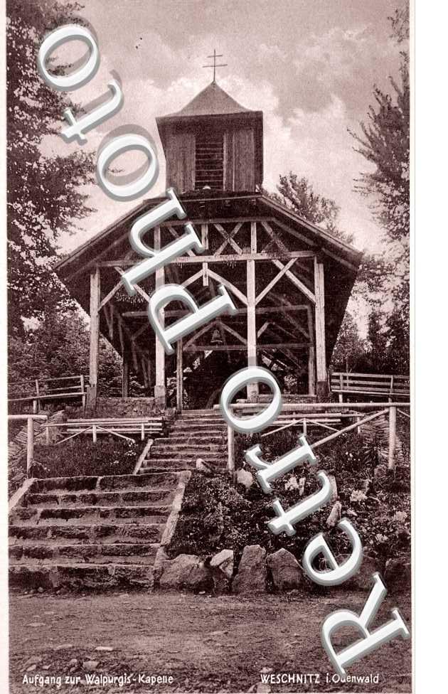 Aufgang zur Walpurgis Kapelle, Wechnitz i. Odenwald