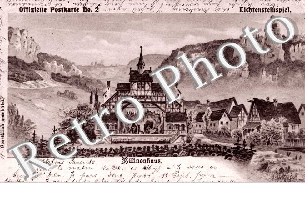 HONAU - Lichtensteinspiel, Buhnenhaus