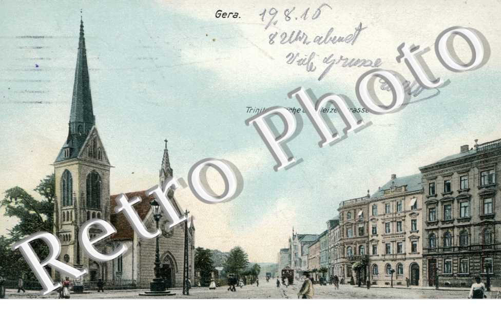 Trinitatiskirche und Schleizerstrasse