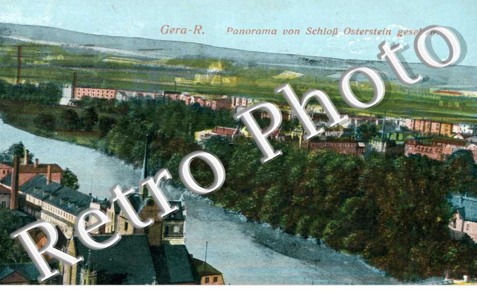 Panorama von Schloss Osterstein gesehen
