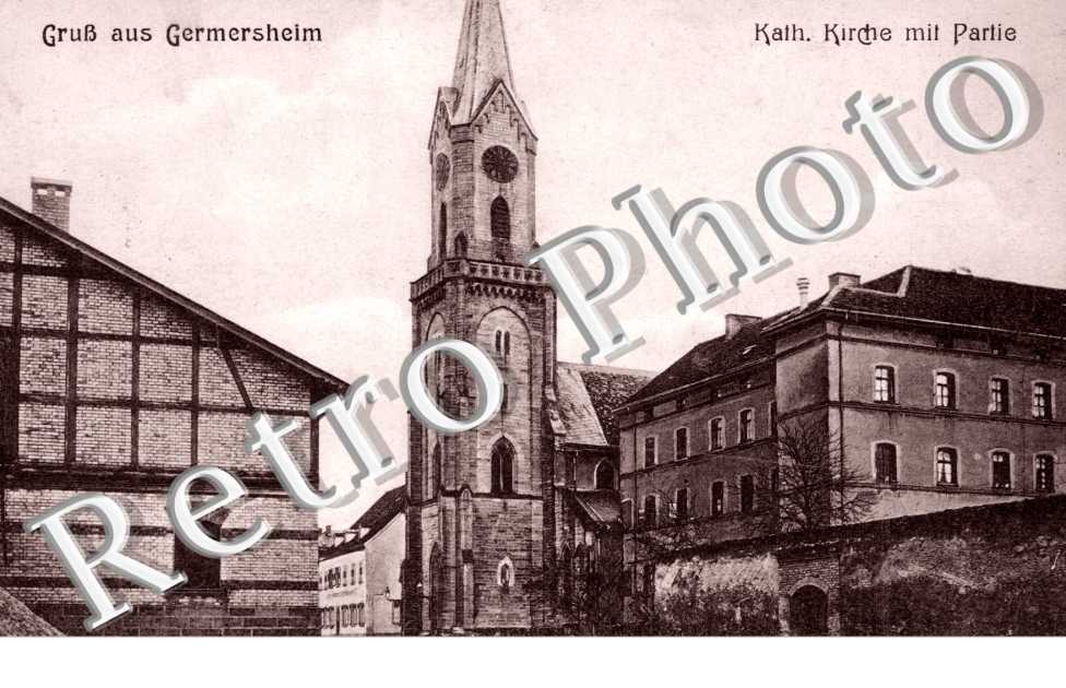 Katholische Kirche mit Partie