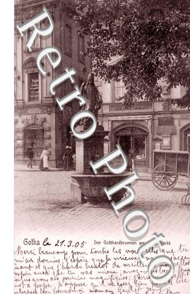 Der Gotthardbrunnen am Hauptmarkt