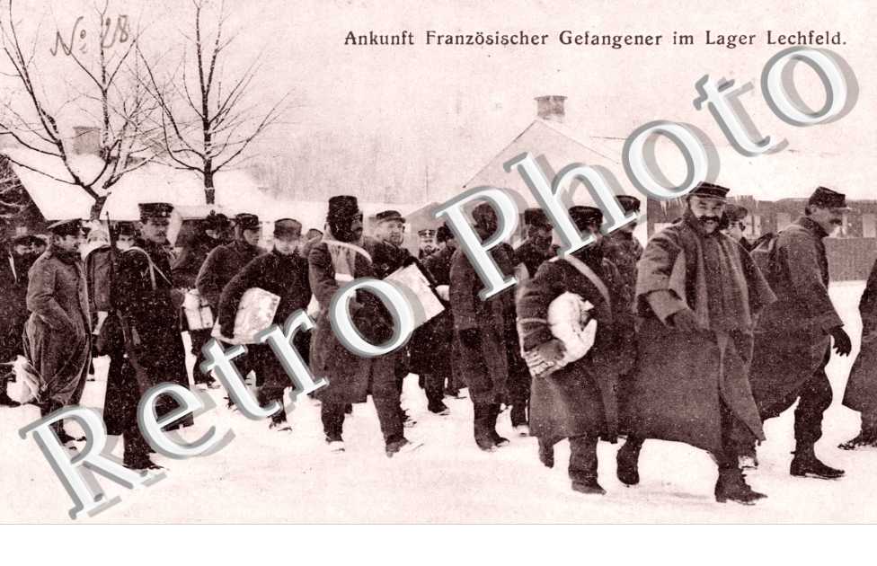 Ankuft Franzosischer Gelangener im Lager Lechfeld