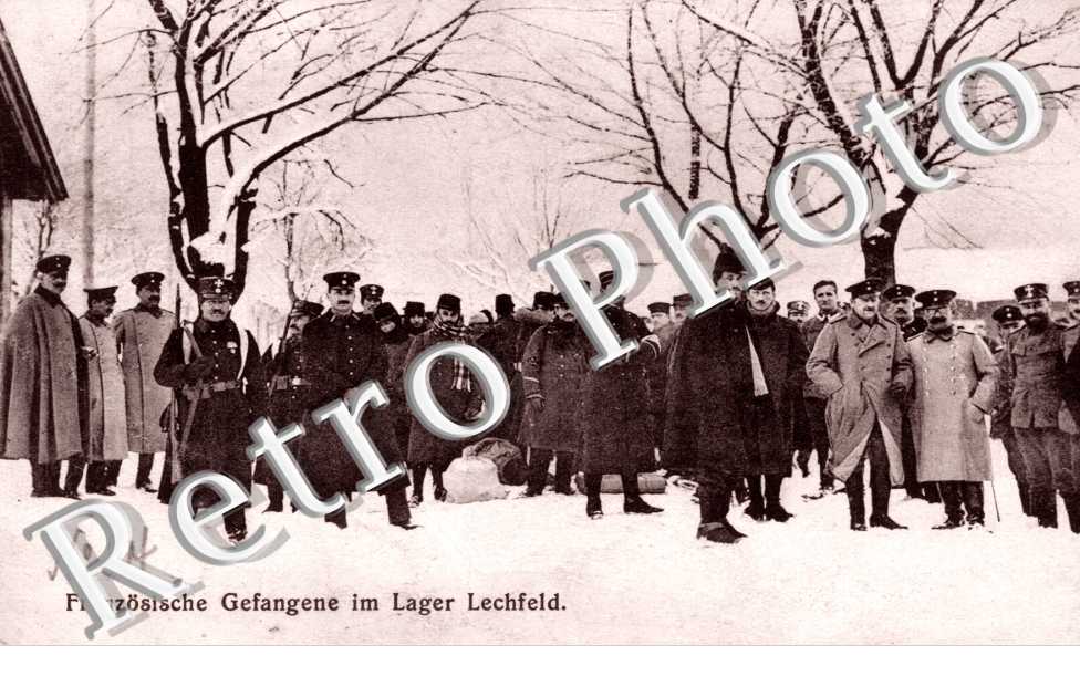 Franzosische Gefangene im Lager Lechfeld
