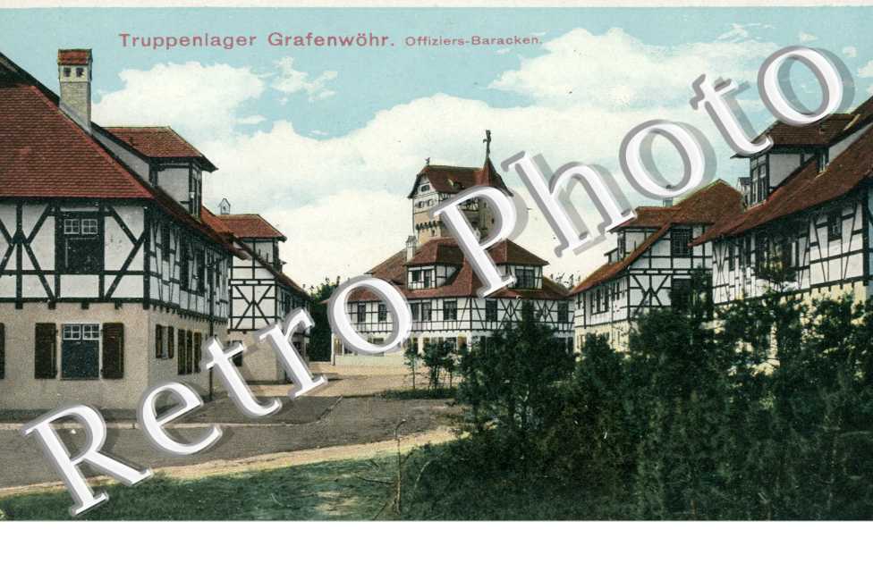 truppenubungplatz, offiziers-baracken