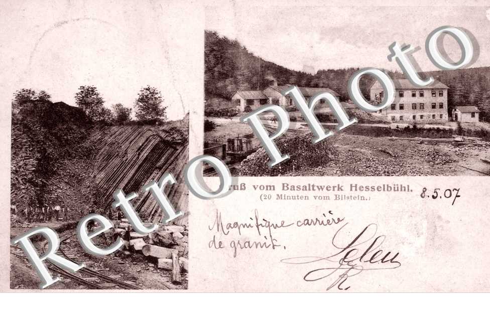 gruss vom Basaltwerk Hesselbuhl