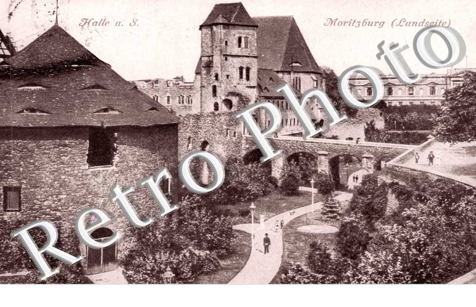 Moritzburg, Landseite