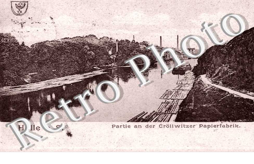 Partie an der Crollwitzer Papierfabrik