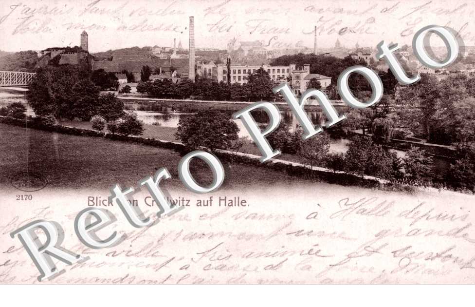 Blick vom Crollwitz auf Halle