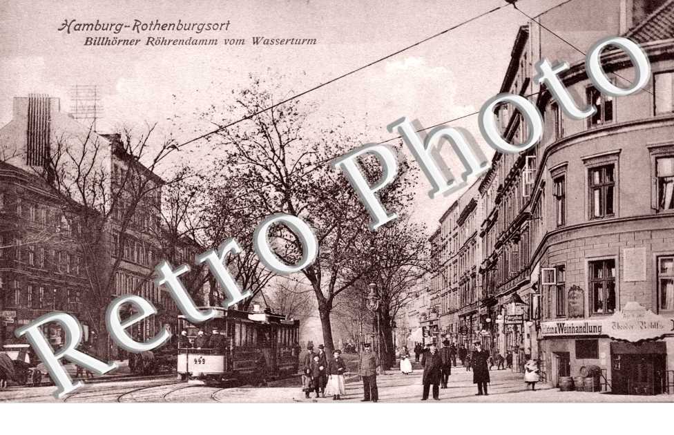 Billhorner Rohrendamm vom Wasserturm
