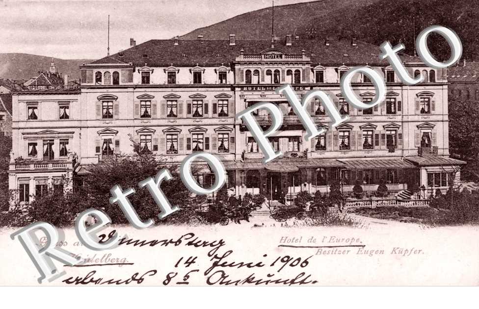 Hotel de l'Europe, Besistzer Eugen Kupfer