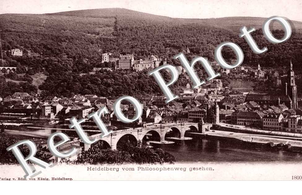 Heidelberg vom Philpsophenweg gesehen