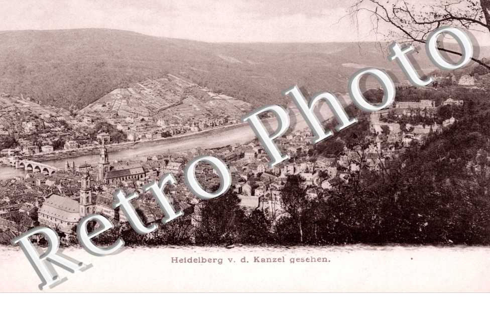 Heidelberg von der Kanzel gesehen