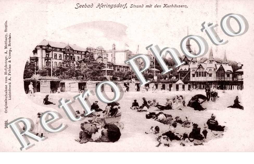 Seebad Heringsdorf, Strand mit den Kurhausern