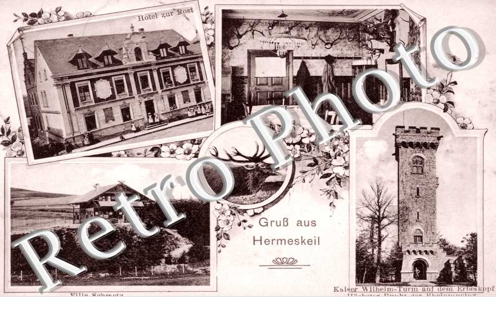 Hotel zur Post, Villa Schmetz, Kaiser Wilhelm-Turm auf dem Erbeskopf