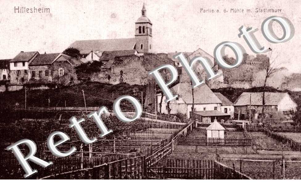 Partie am der Muhle mit Stadtmauer