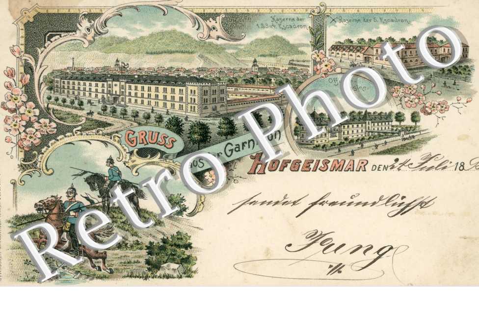 Kaserne der 5 Escadron, Kaserne 1,2,3 und 4 Escadron