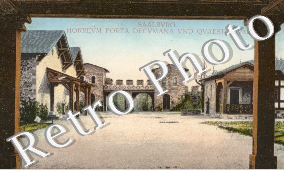 Saalburg, Horreum Porta Decumana und quaestorium