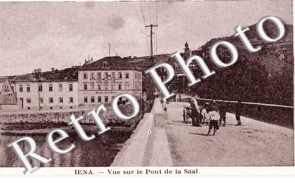 Vue sur le pont de la saal