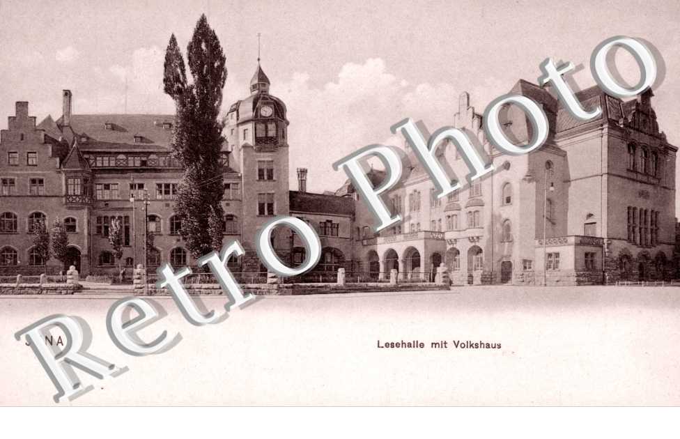 Lesehalle mit Volkhaus