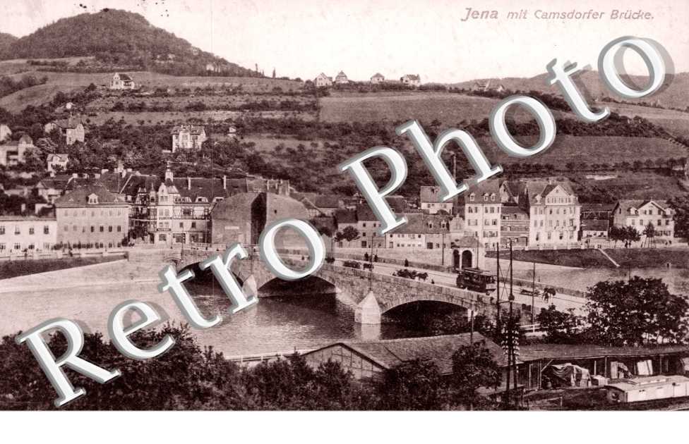 Jena mit Camsdorfer Brucke