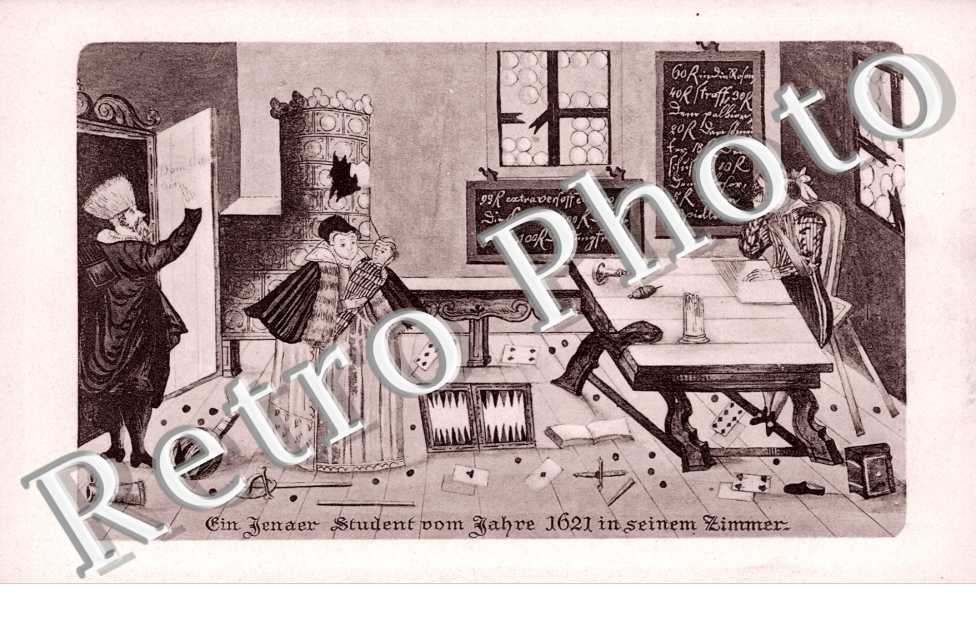 Ein Jenaer Student vom Jhare 1621 in seinem Zimmer
