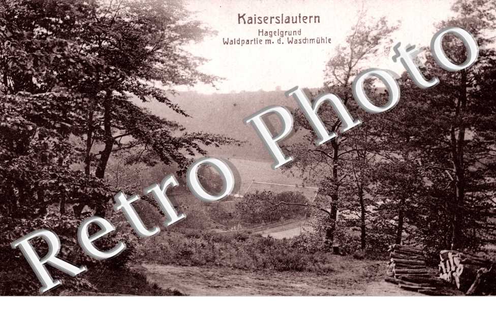 Hagelgrund, Waldpartie mit der Waschmuhle