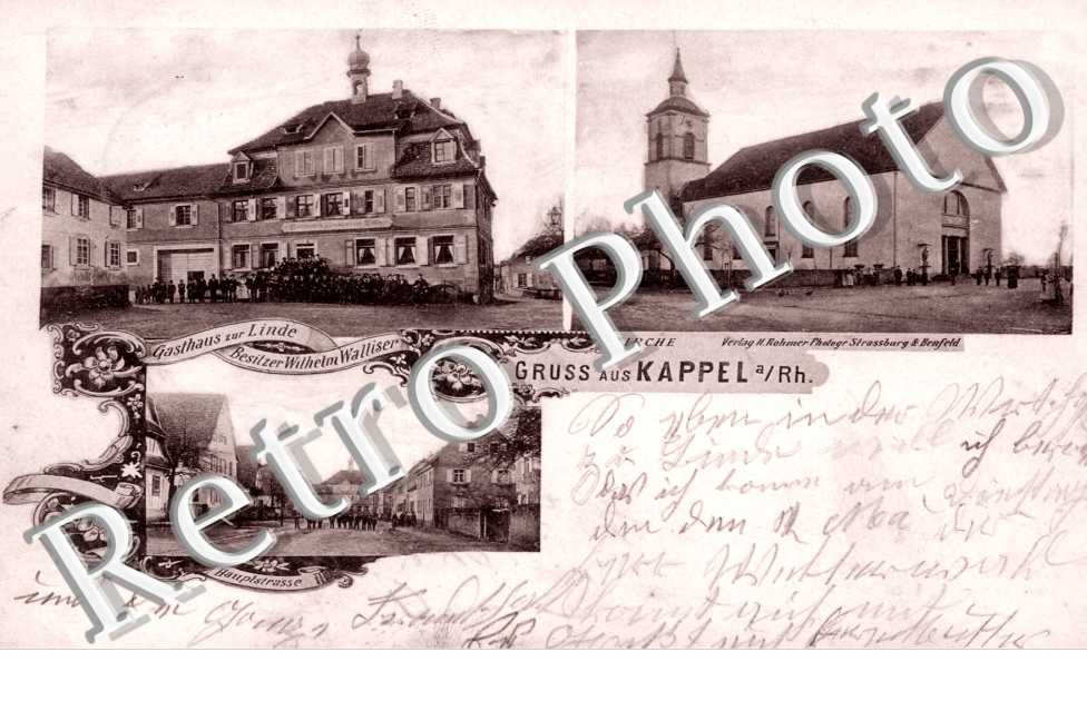 Kirche, Gasthaus zur Linde, Hauptstrasse