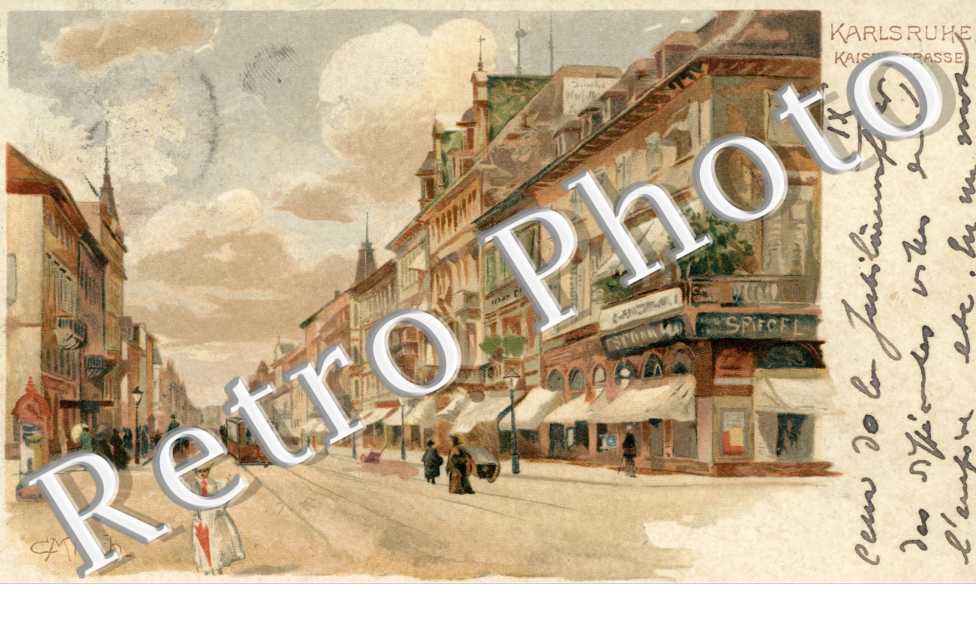 Kaisertrasse signee C. Munch  (belle carte couleur)