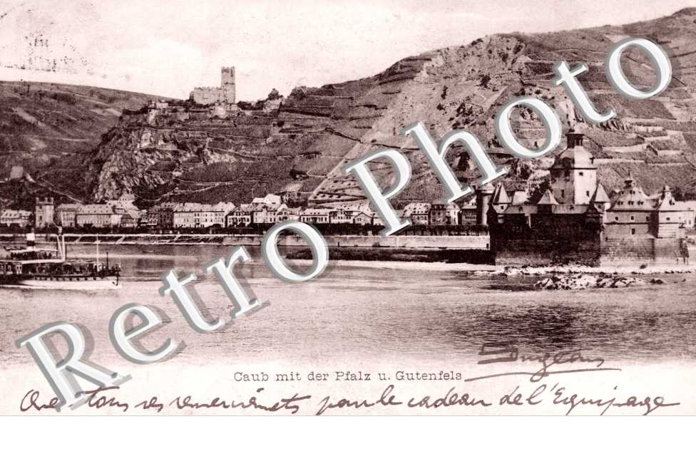 Caub mit der pfalz u. Gutenfels