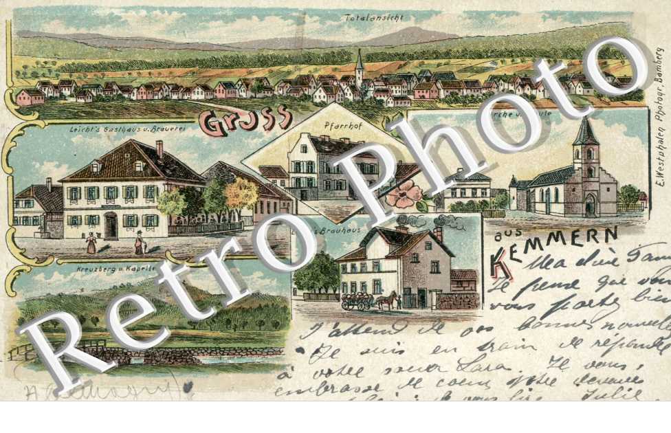 Pfarrhof, Kirche und Schule, Kreuzberg und Kapelle, Leichts Brauhaus