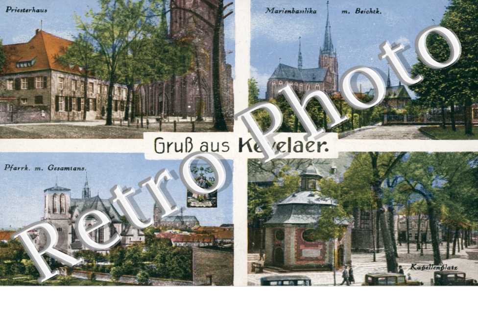 Priesterhaus, Marienbasilika mit Beichtk, Pfarr mit gesamtansicht